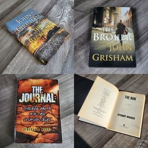 Lot of 4 Novels: The Reckoning, The Broker, The Journal Series & The Run